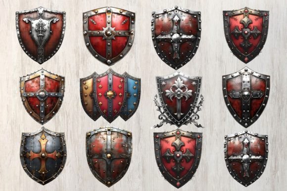 Download Medieval Shield Clipart Wooden Shield - Medieval shield clipart Collection