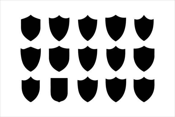 Download Shield Vector Silhouette Design - Premium Resources