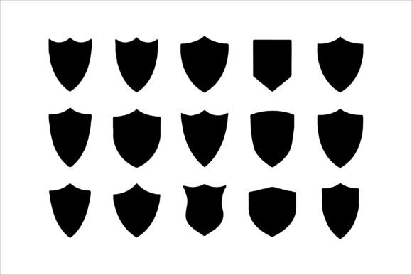 Download Shield Vector Silhouette Design - Premium Resources